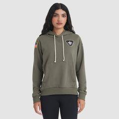 New Orleans Saints Women's 2025 Salute to Service Sideline Standard Issue Dri-FIT Hoodie - Olive for sale
