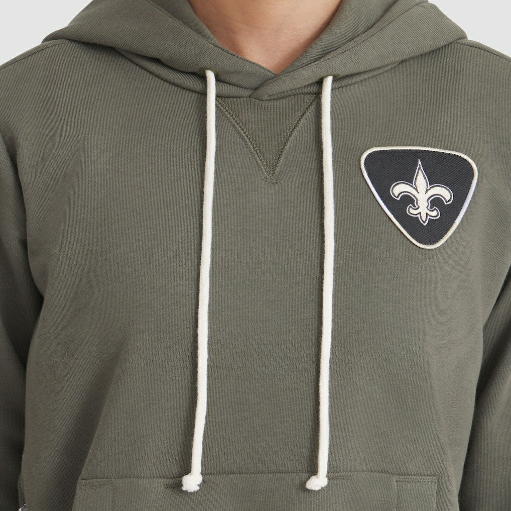 New Orleans Saints Women's 2025 Salute to Service Sideline Standard Issue Dri-FIT Hoodie - Olive for sale
