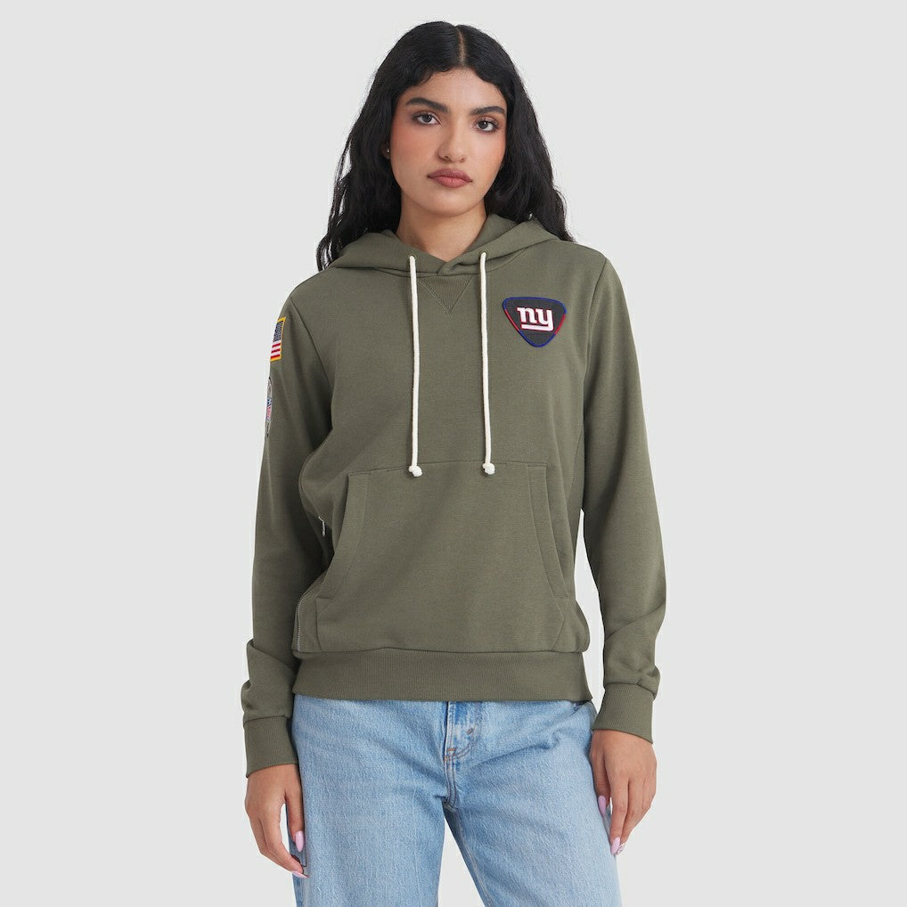 New York Giants Women's 2025 Salute to Service Sideline Standard Issue Dri-FIT Hoodie - Olive cheap