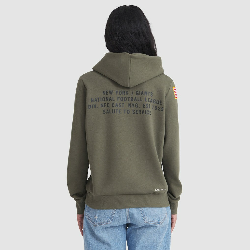 New York Giants Women's 2025 Salute to Service Sideline Standard Issue Dri-FIT Hoodie - Olive cheap