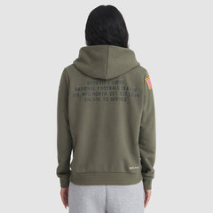 Detroit Lions Women's 2025 Salute to Service Sideline Standard Issue Dri-FIT Hoodie - Olive for sale