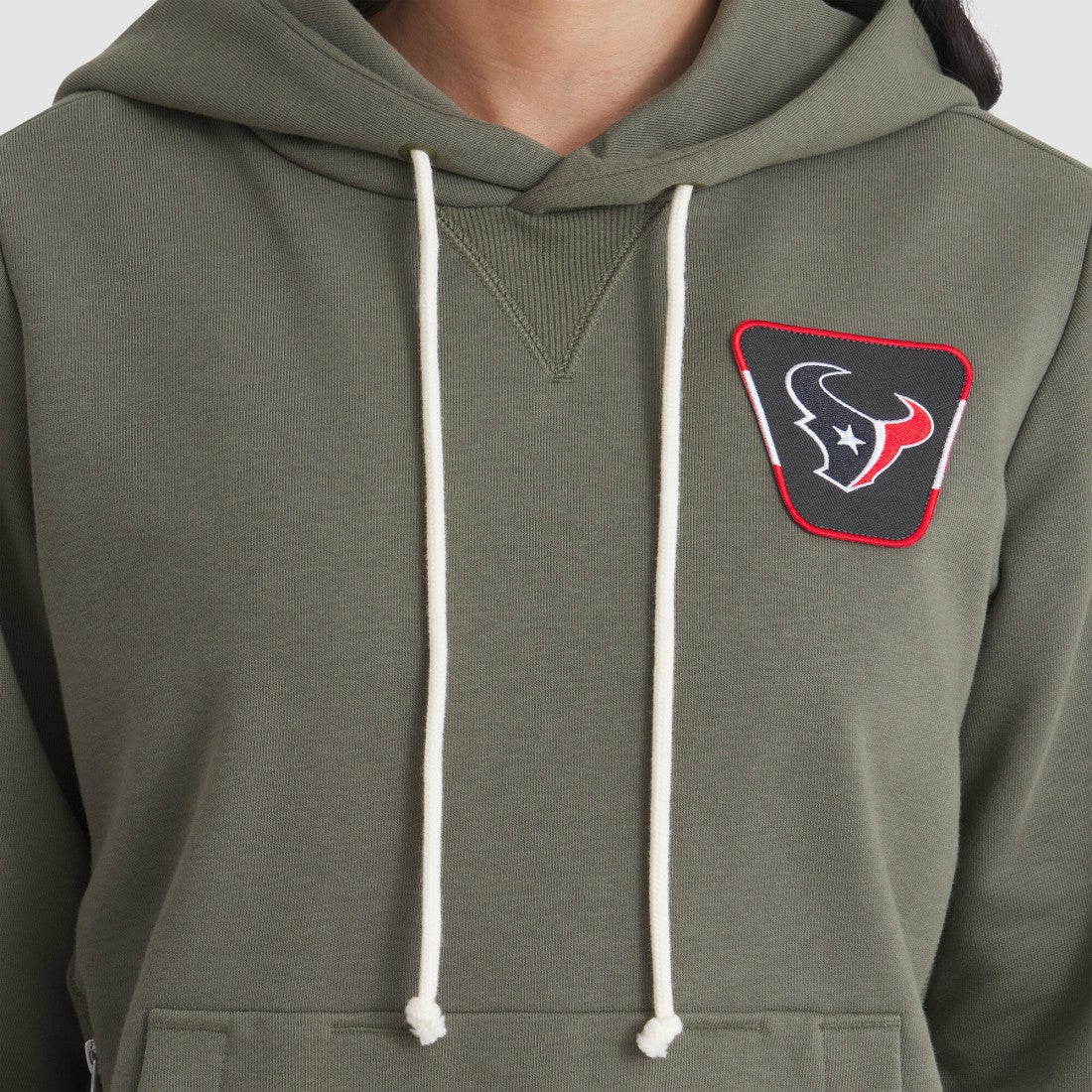 Houston Texans Women's 2025 Salute to Service Sideline Standard Issue Dri-FIT Hoodie - Olive online