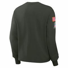 Detroit Lions Women's 2025 Salute to Service Sideline Dri-FIT Long Sleeve T-Shirt - Dark Green online