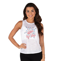 Detroit Red Wings Concepts Sport Women's Infuse Knit Tank Top - White Tank Top