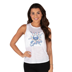 Buffalo Sabres Concepts Sport Women's Infuse Knit Tank Top - White Tank Top