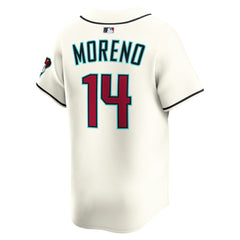 Gabriel Moreno Arizona Diamondbacks Home Limited Player Jersey Cream