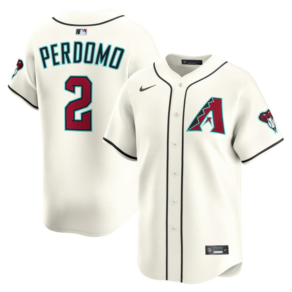Geraldo Perdomo Arizona Diamondbacks Home Limited Player Jersey Cream