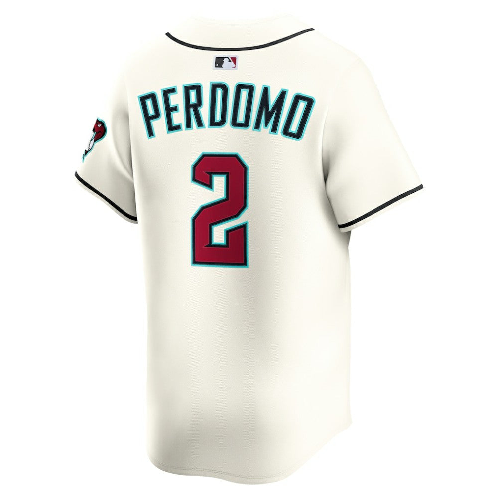 Geraldo Perdomo Arizona Diamondbacks Home Limited Player Jersey Cream