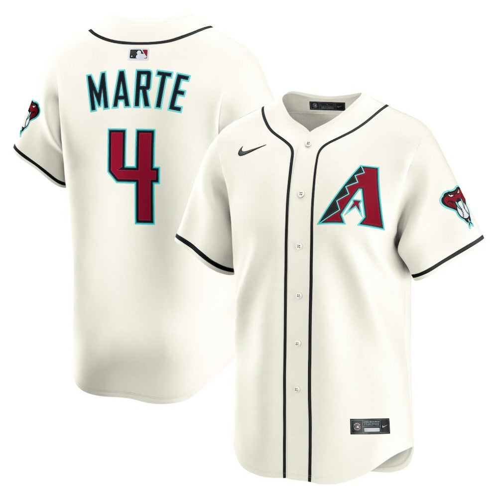 Ketel Marte Arizona Diamondbacks Home Limited Player Jersey Cream