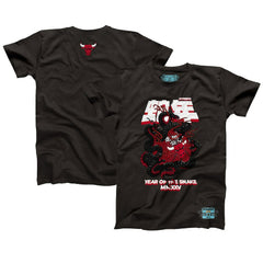 Chicago Bulls NBALab x Hyperfly Unisex Year of the Snake Lunar New Year Collection T-Shirt sale - Heather Black discount
