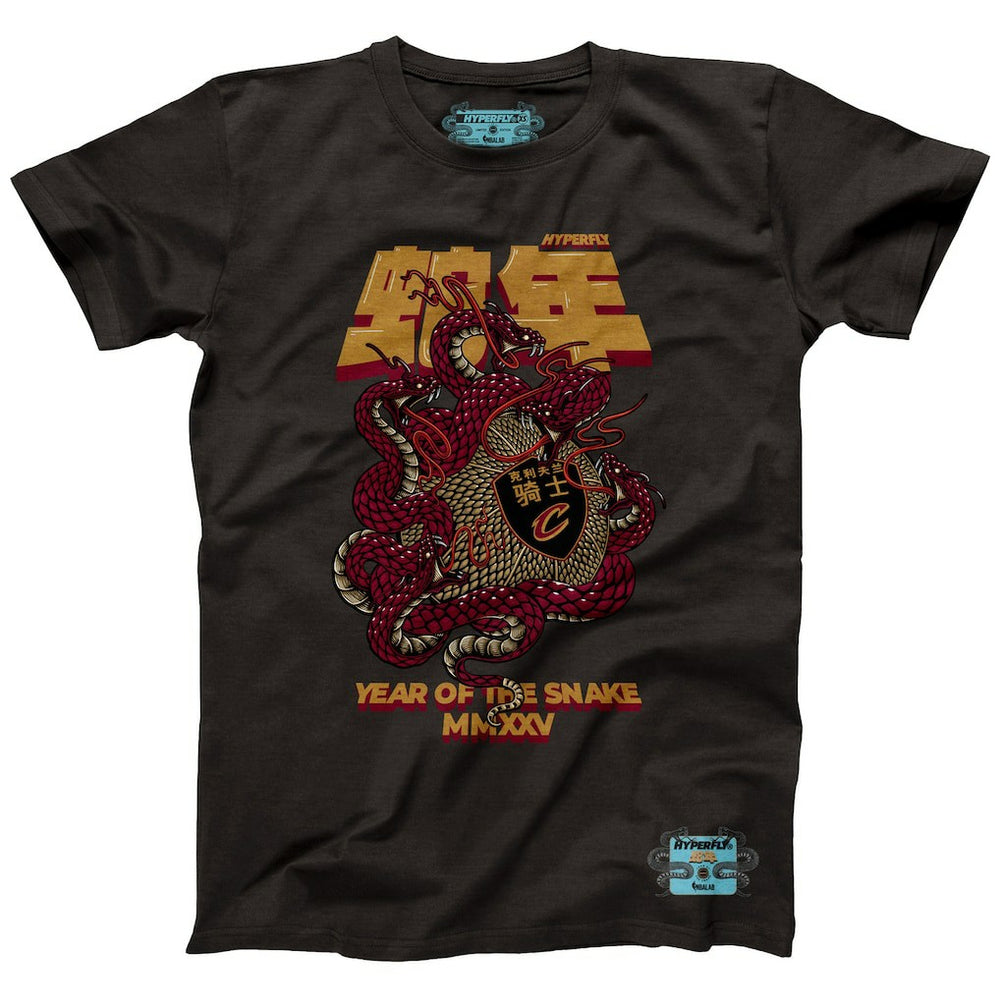 Cleveland Cavaliers NBALab x Hyperfly Unisex Year of the Snake Lunar New Year Collection T-Shirt sale - Heather Black on sale