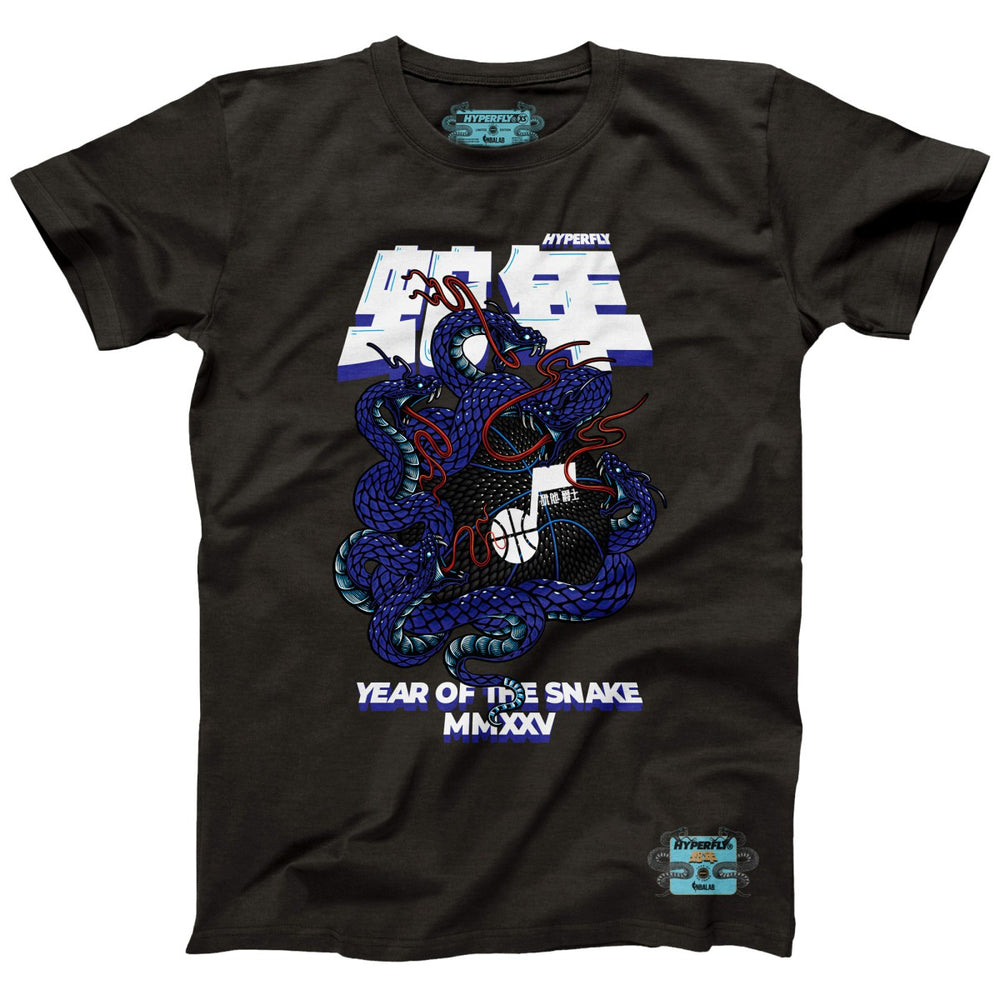 Utah Jazz NBALab x Hyperfly Unisex Year of the Snake Lunar New Year Collection T-Shirt - Heather Black outlet