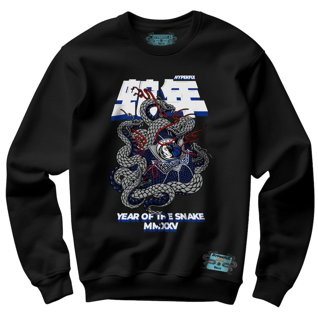 Dallas Mavericks NBALab x Hyperfly Unisex Year of the Snake Lunar New Year Collection Sweatshirt sale - Black shop