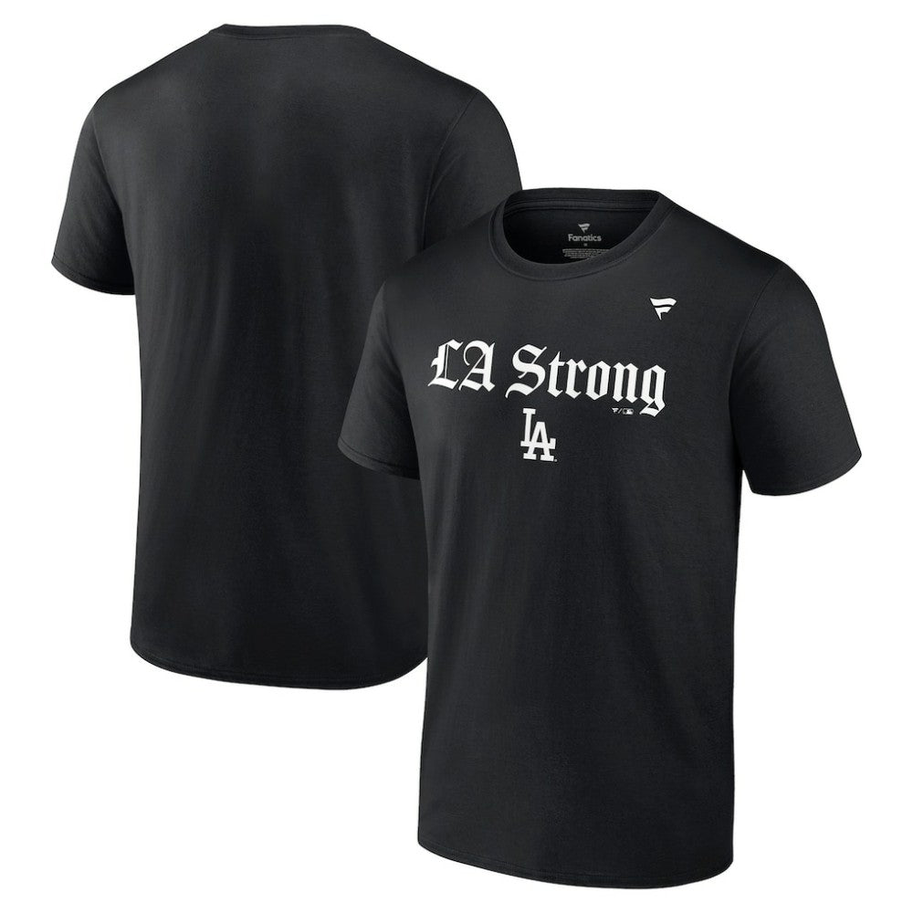 Los Angeles Dodgers Unisex LA Strong T-Shirt Black