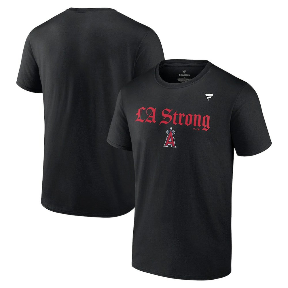 Los Angeles Angels Unisex LA Strong T-Shirt Black