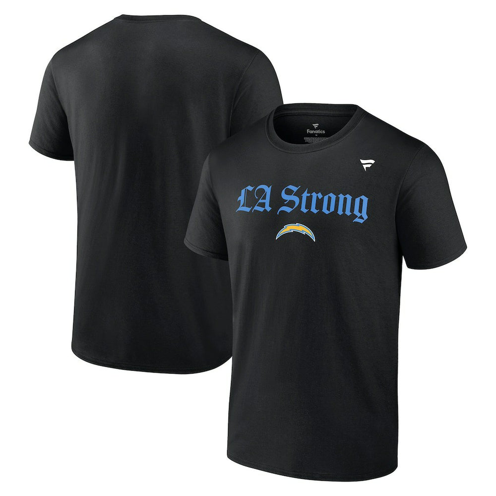 Los Angeles Chargers Unisex LA Strong T-Shirt - Black for sale
