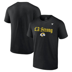 Los Angeles Rams Unisex LA Strong T-Shirt - Black for sale