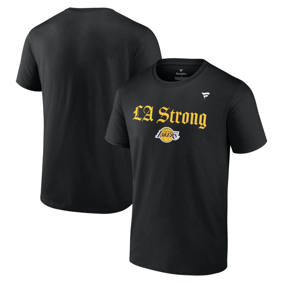 Los Angeles Lakers Unisex LA Strong T-Shirt - Black outlet