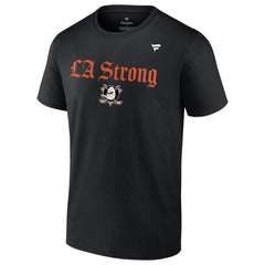 Anaheim Ducks Fanatics Unisex LA Strong T-Shirt - Black T-shirts
