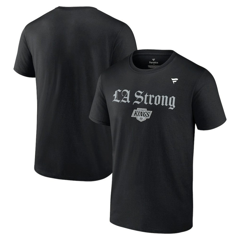 Los Angeles Kings Fanatics Unisex LA Strong T-Shirt - Black T-shirts