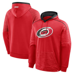 Carolina Hurricanes Fanatics Goaltender Defender Pullover Hoodie - Red Hoodies