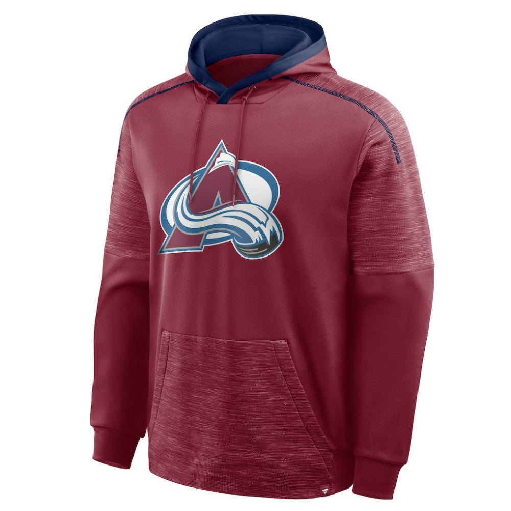 Colorado Avalanche Fanatics Goaltender Defender Pullover Hoodie - Burgundy Hoodies