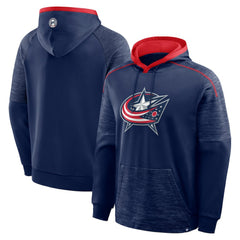 Columbus Blue Jackets Fanatics Goaltender Defender Pullover Hoodie - Navy Hoodies