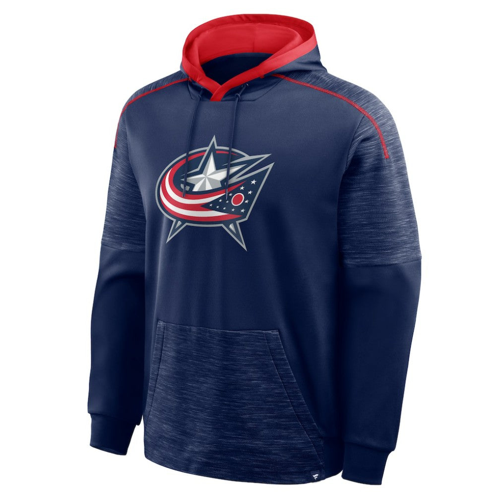 Columbus Blue Jackets Fanatics Goaltender Defender Pullover Hoodie - Navy Hoodies