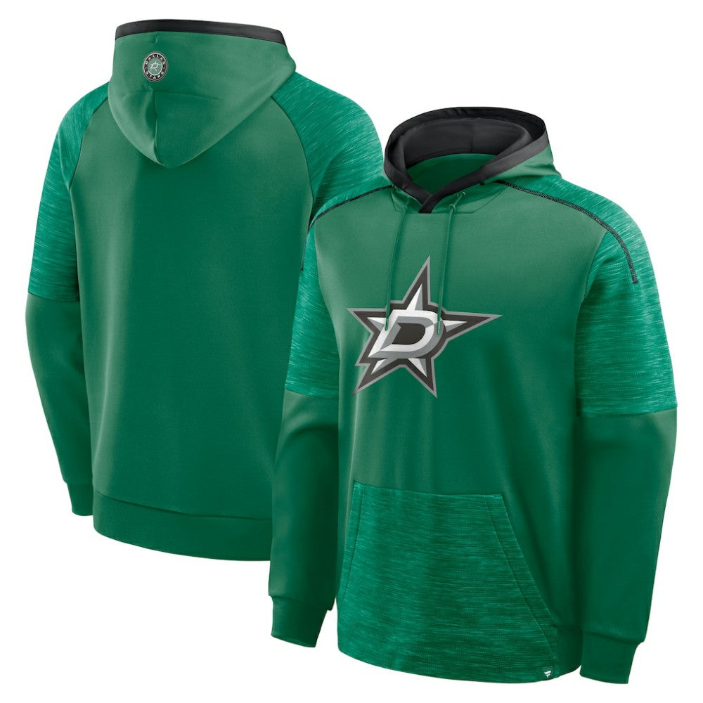 Dallas Stars Fanatics Goaltender Defender Pullover Hoodie - Kelly Green Hoodies