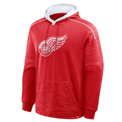 Detroit Red Wings Fanatics Goaltender Defender Pullover Hoodie - Red Hoodies