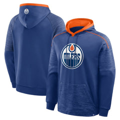 Edmonton Oilers Fanatics Goaltender Defender Pullover Hoodie - Royal Hoodies