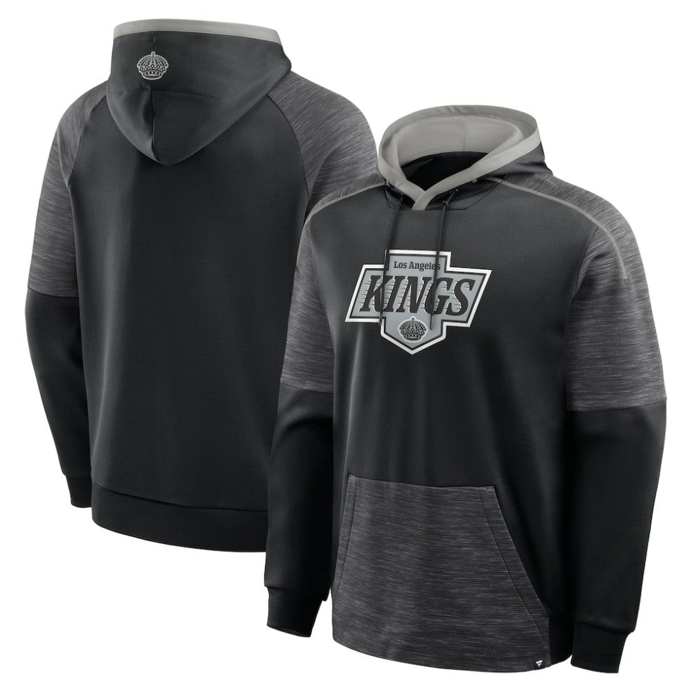 Los Angeles Kings Fanatics Goaltender Defender Pullover Hoodie - Black Hoodies