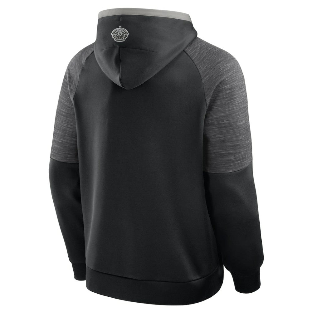 Los Angeles Kings Fanatics Goaltender Defender Pullover Hoodie - Black Hoodies
