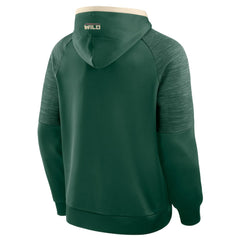 Minnesota Wild Fanatics Goaltender Defender Pullover Hoodie - Green Hoodies