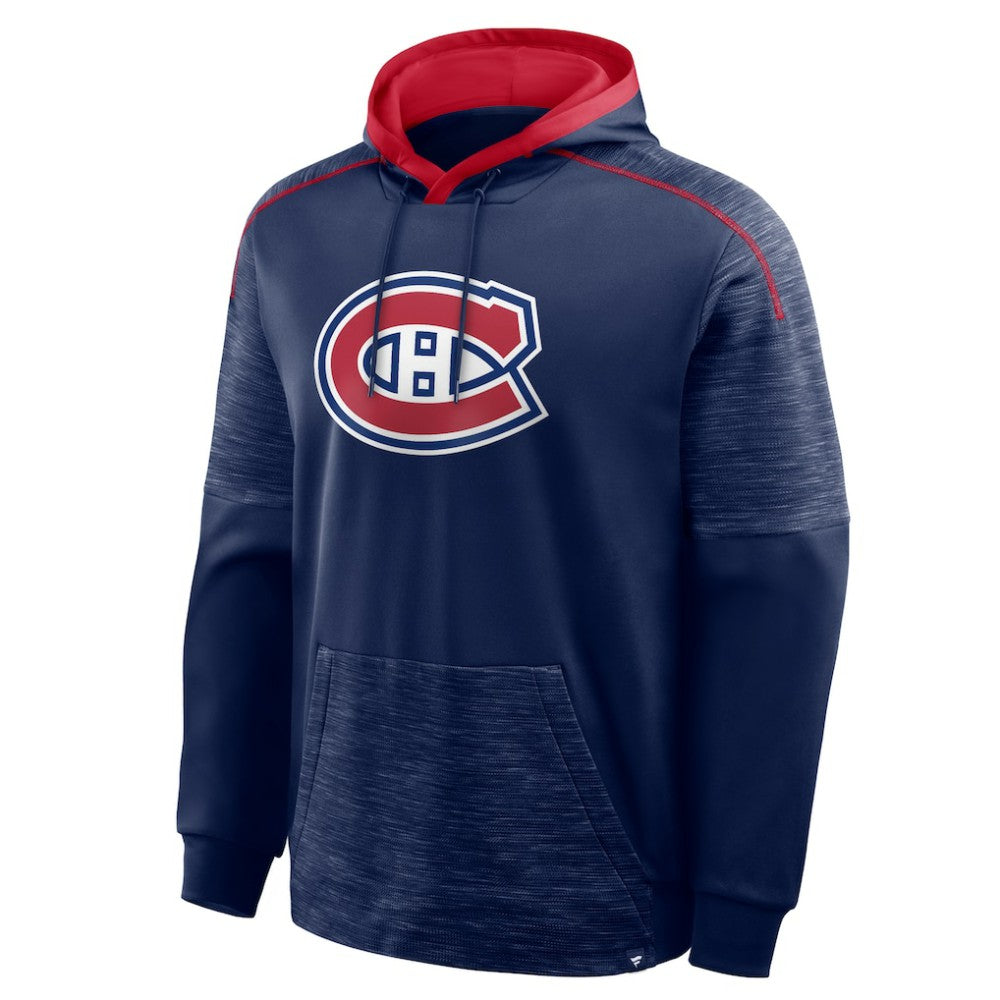 Montreal Canadiens Fanatics Goaltender Defender Pullover Hoodie - Navy Hoodies
