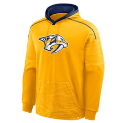 Nashville Predators Fanatics Goaltender Defender Pullover Hoodie - Gold Hoodies