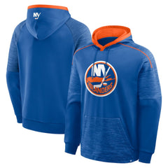 New York Islanders Fanatics Goaltender Defender Pullover Hoodie - Royal Hoodies