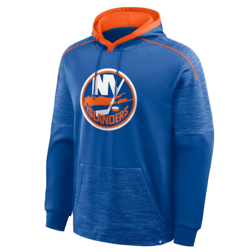 New York Islanders Fanatics Goaltender Defender Pullover Hoodie - Royal Hoodies