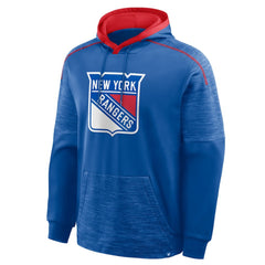 New York Rangers Fanatics Goaltender Defender Pullover Hoodie - Blue Hoodies