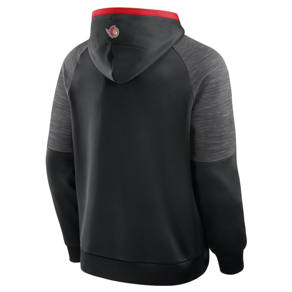 Ottawa Senators Fanatics Goaltender Defender Pullover Hoodie - Black Hoodies