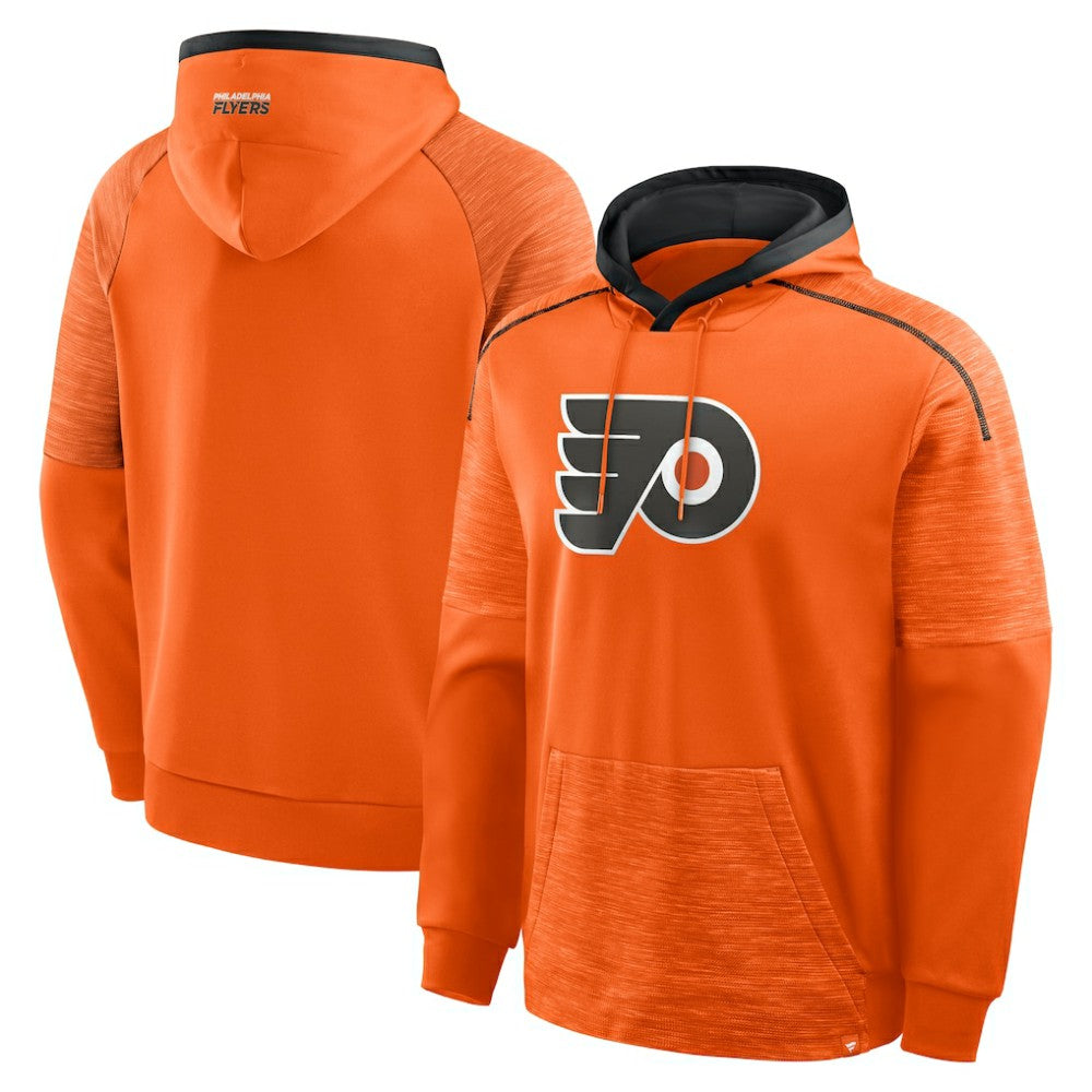 Philadelphia Flyers Fanatics Goaltender Defender Pullover Hoodie - Orange Hoodies