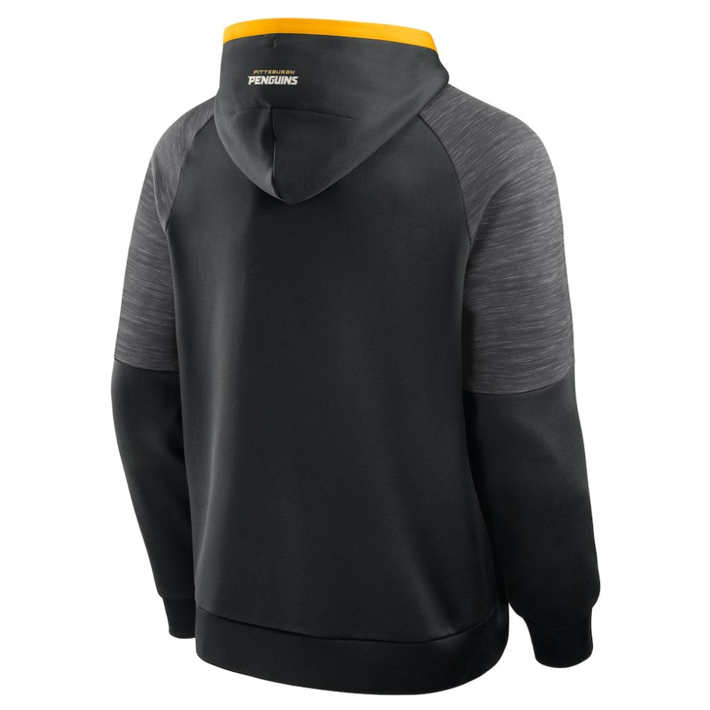 Pittsburgh Penguins Fanatics Goaltender Defender Pullover Hoodie - Black Hoodies