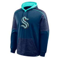 Seattle Kraken Fanatics Goaltender Defender Pullover Hoodie - Deep Sea Blue Hoodies