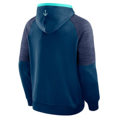 Seattle Kraken Fanatics Goaltender Defender Pullover Hoodie - Deep Sea Blue Hoodies