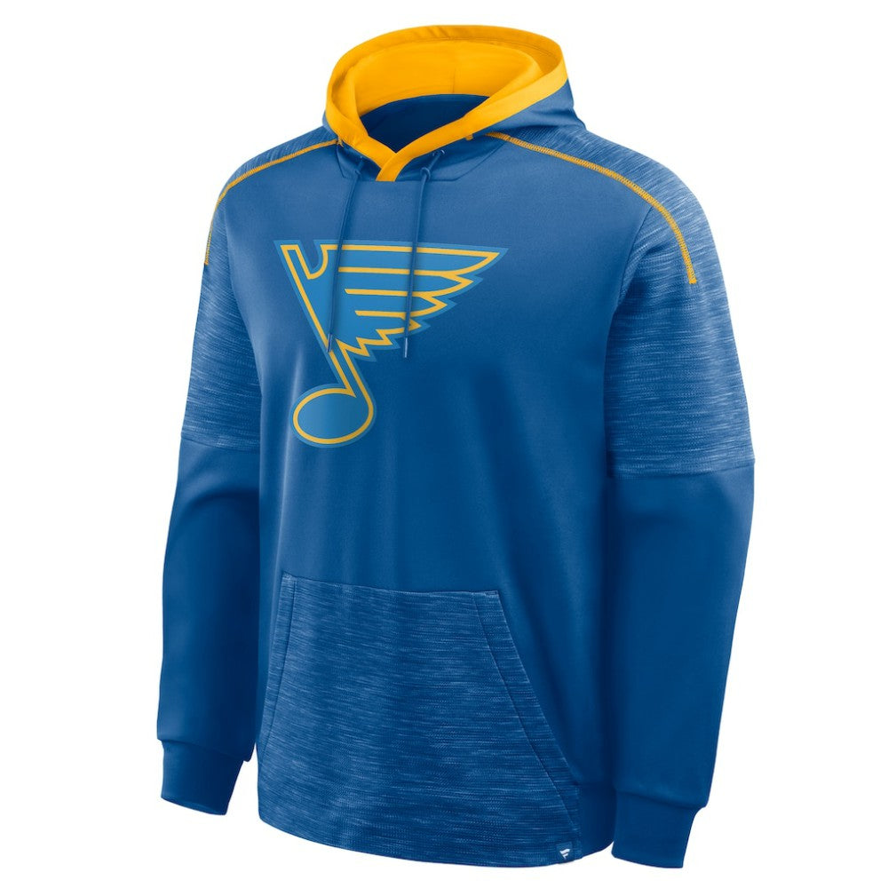 St. Louis Blues Fanatics Goaltender Defender Pullover Hoodie - Blue Hoodies