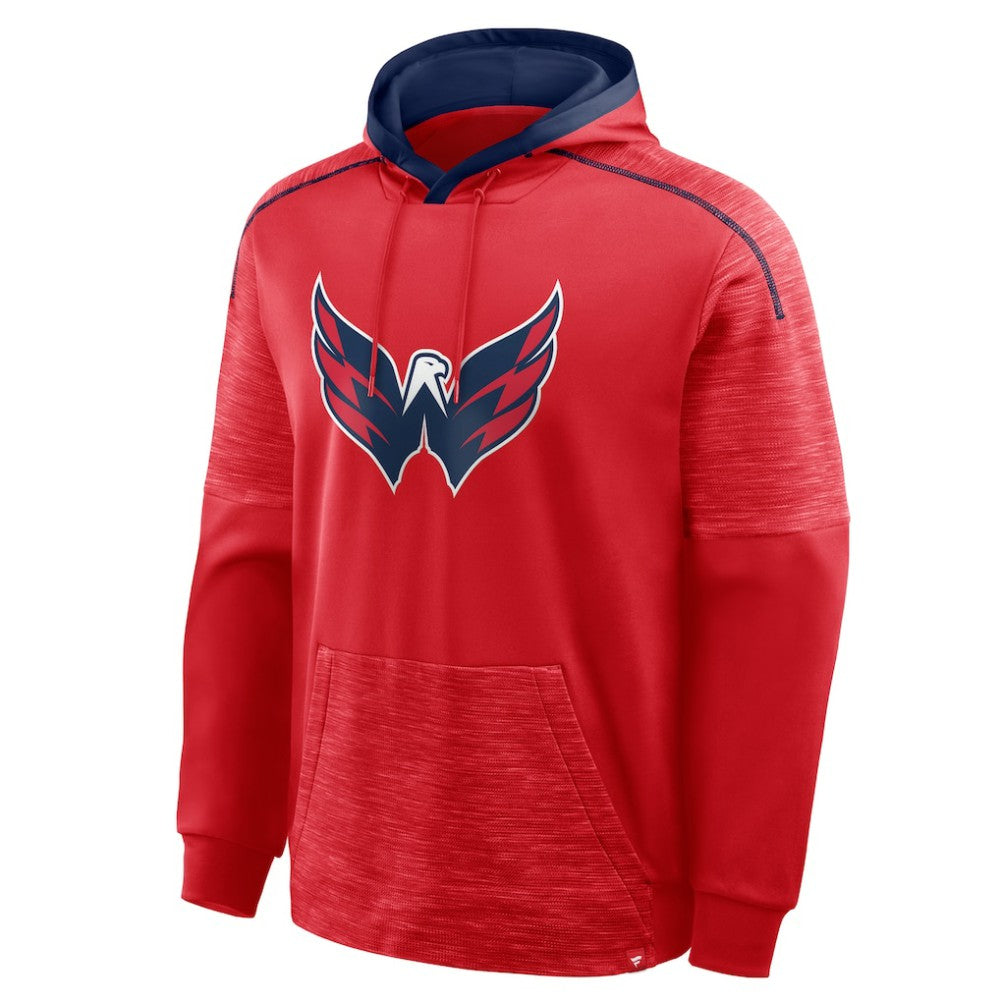 Washington Capitals Fanatics Goaltender Defender Pullover Hoodie - Red Hoodies