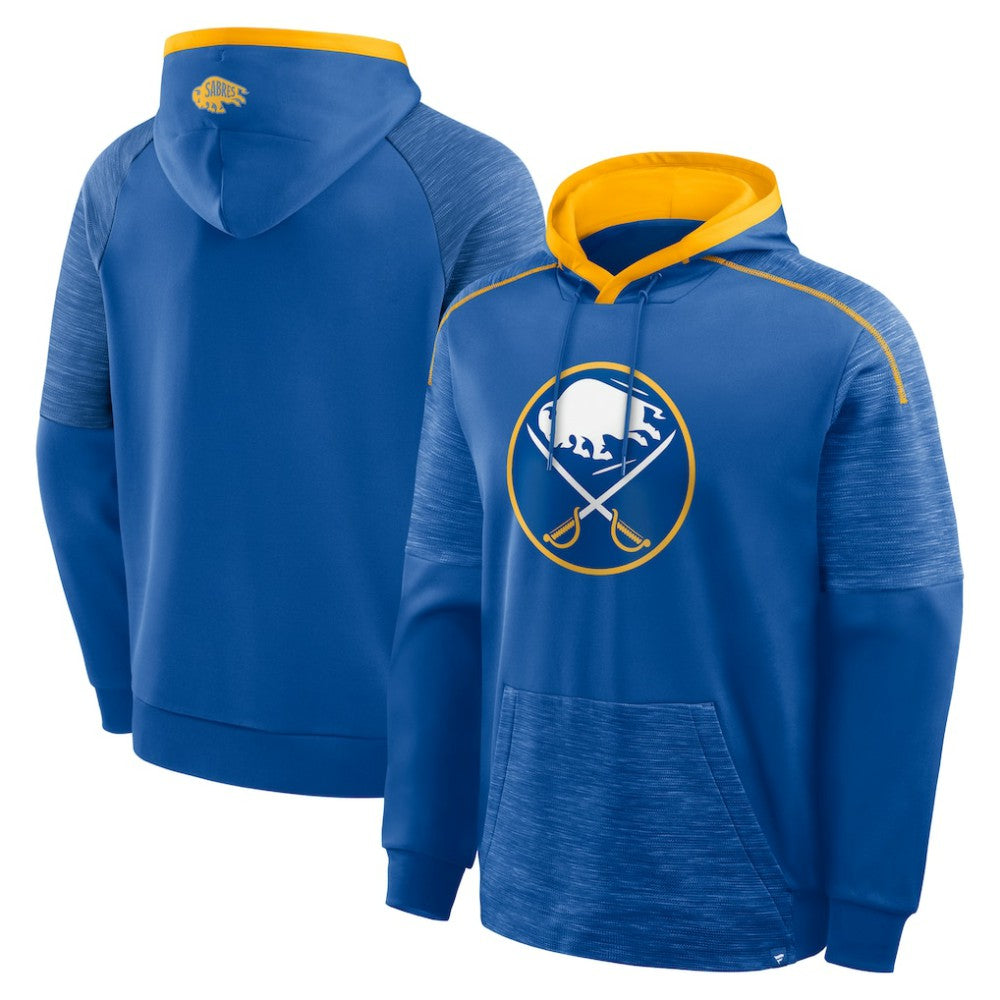 Buffalo Sabres Fanatics Goaltender Defender Pullover Hoodie - Royal Hoodies