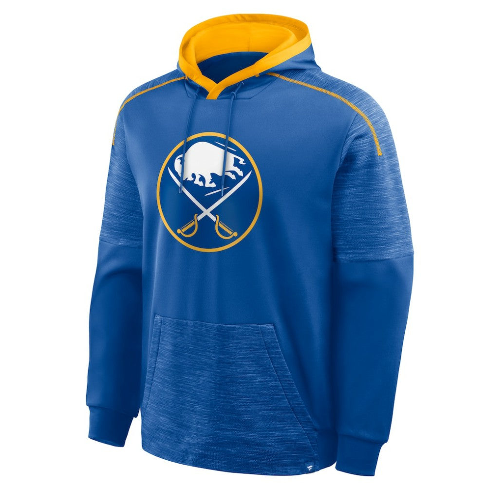 Buffalo Sabres Fanatics Goaltender Defender Pullover Hoodie - Royal Hoodies