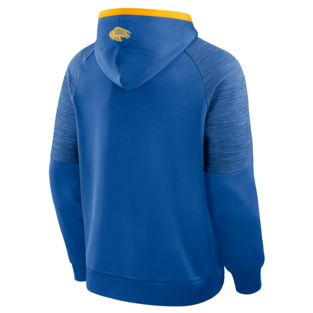 Buffalo Sabres Fanatics Goaltender Defender Pullover Hoodie - Royal Hoodies