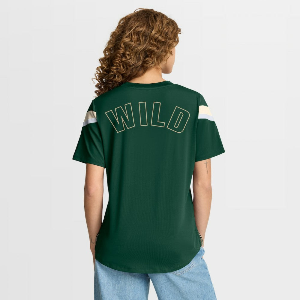Minnesota Wild Fanatics Women's Offside Athena T-Shirt - Green T-shirts